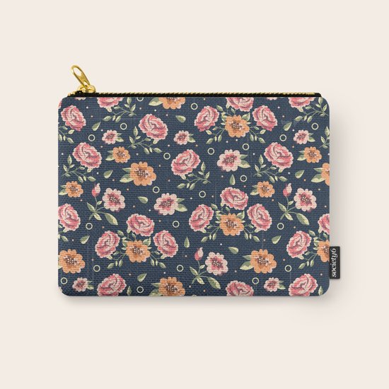 Roses Carry-All Pouch