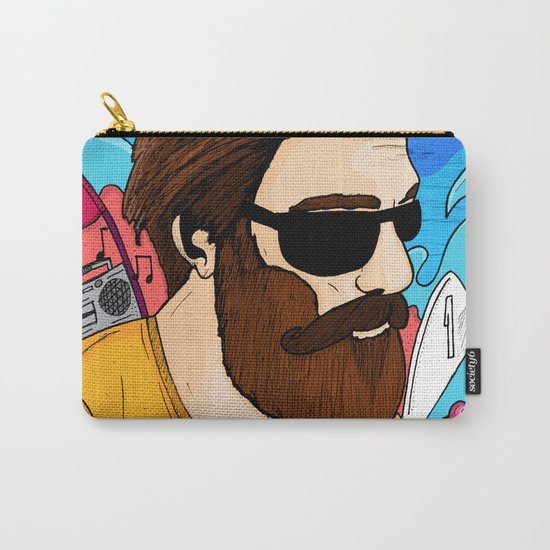 Summer Beard Carry-All Pouch