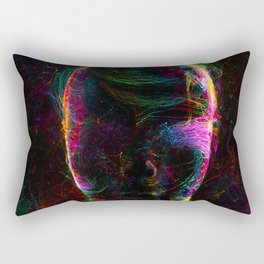 Psychedelic Human Rectangular Pillow