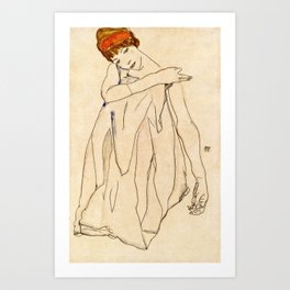 Egon Schiele - Dancer Art Print