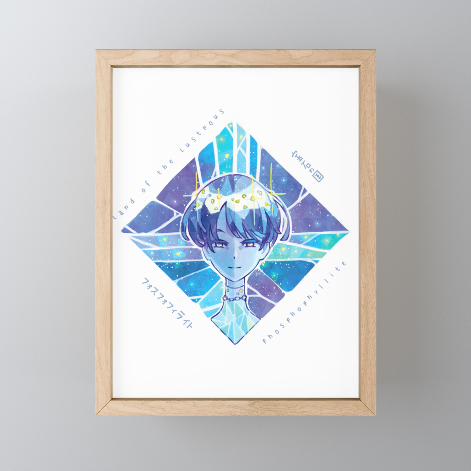 Houseki No Kuni Lapis Things Framed Mini Art Print By Sedeto Society6