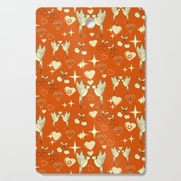 Kitsch Valentine Orange Cutting Board