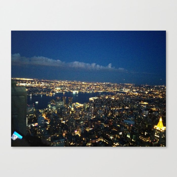 NY Sky view Canvas Print