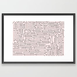 electronicNotebook Framed Art Print