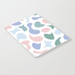 Colorful Pastel Cutouts Abstract Notebook