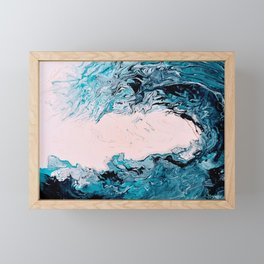Tropical storm Framed Mini Art Print