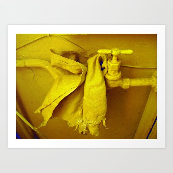 a lot of yellow Art Print