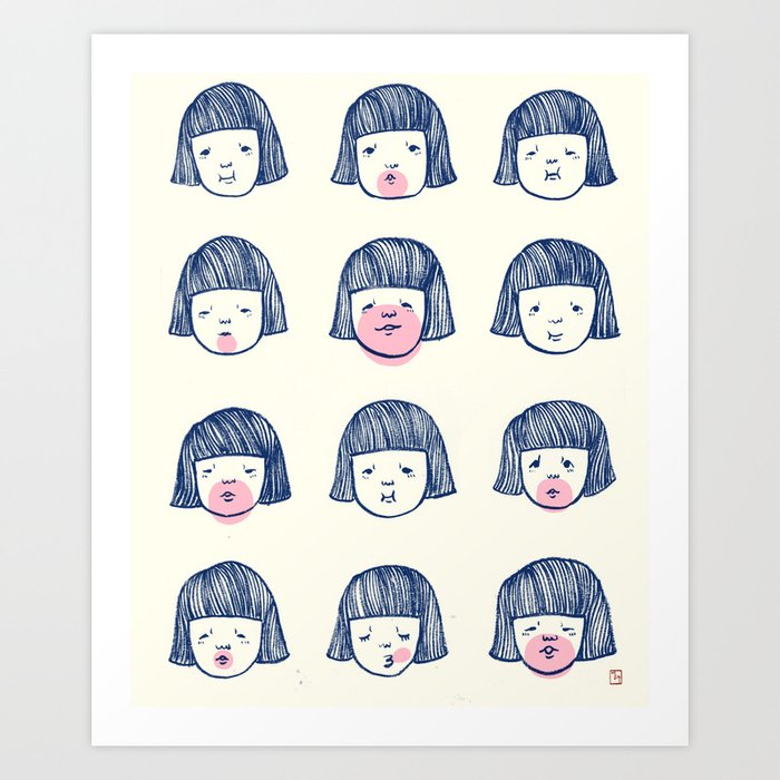 Bubble Bubble Bubble Gum Art Print By Young Ju 