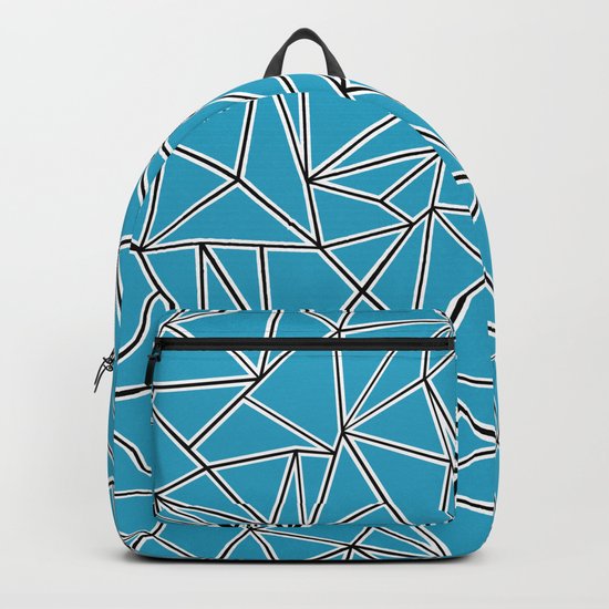 Shattered Ab Blue Backpack