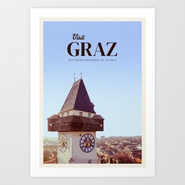 Visit Graz Art Print