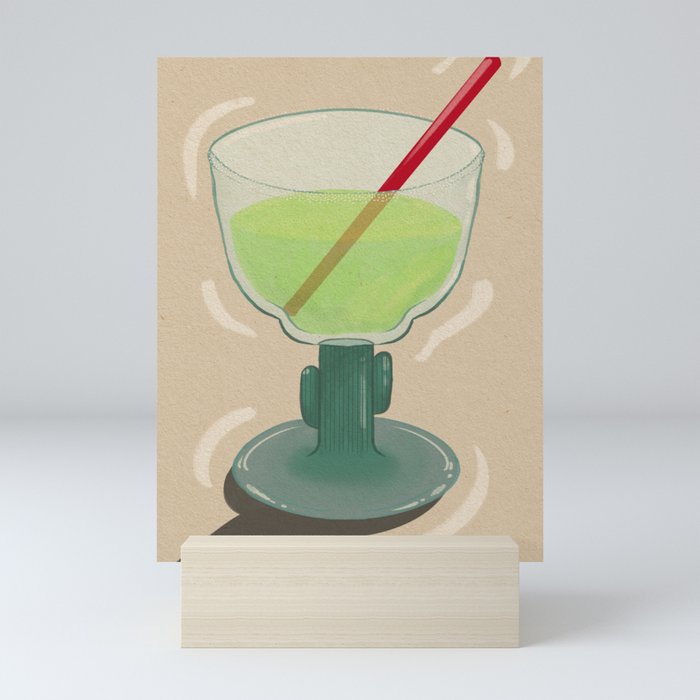 Margarita Glass Mini Art Print