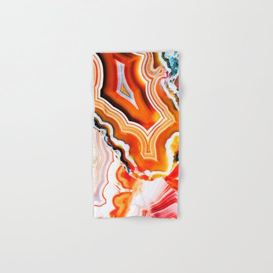 The Vivid Imagination of Nature, Layers of Agate Hand & Bath Towel