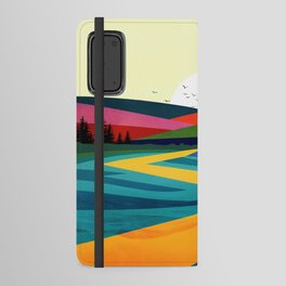 Colorful Country Road Android Wallet Case