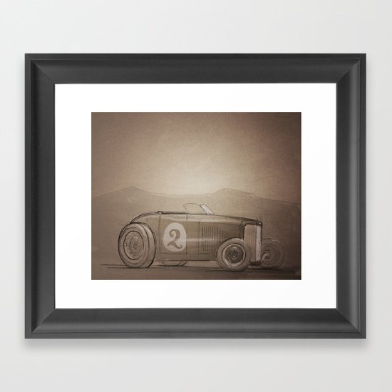 Number 2 Framed Art Print