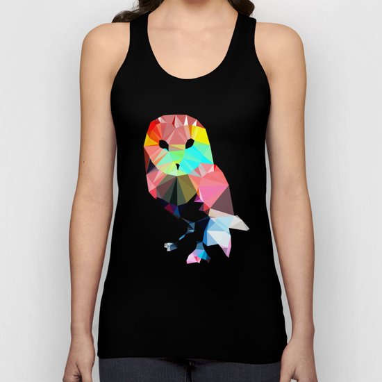 Crystal Owl Unisex Tank Top