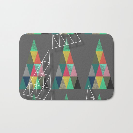 Xmas Trees Bath Mat