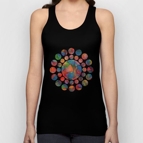 Multicolor Leaves Unisex Tank Top