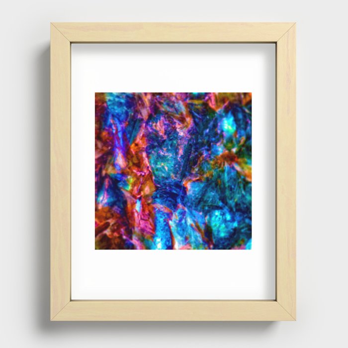 Shattered Crystal Recessed Framed Print