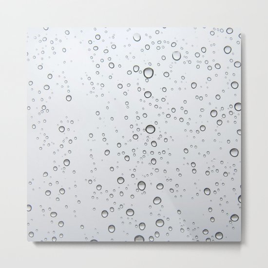 Rain Drop Metal Print