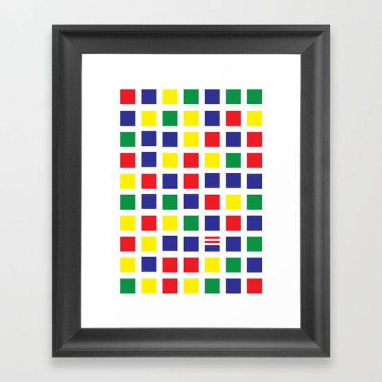 Square's Waldo Framed Art Print
