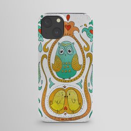 Owls in the nest iPhone Case