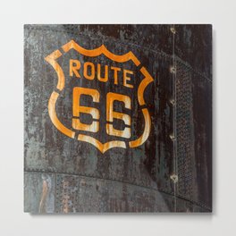 Route 66 Sign - Old Fuel Storage Tank - Arizona Metal Print | Needles, Fueltank, Vintage, Route66, Oiltank, Mojave, Painted, History, Topock, Southwest 