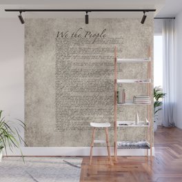 United States Bill of Rights (US Constitution) Wall Mural