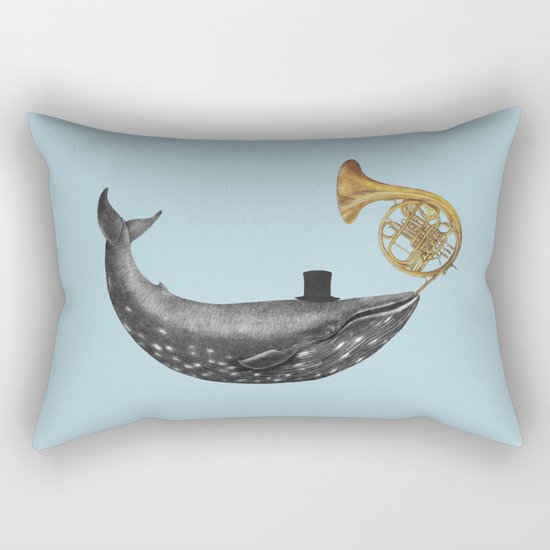 Whale Song - colour option Rectangular Pillow