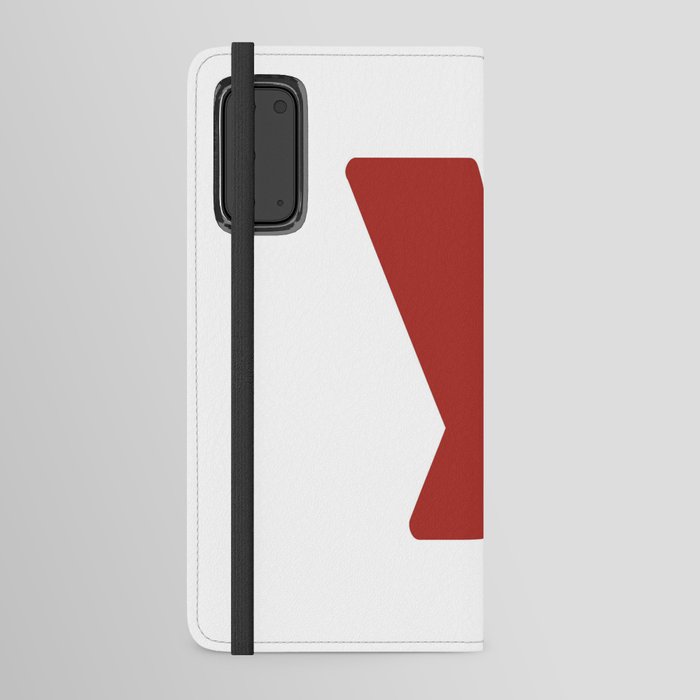 y (Maroon & White Letter) Android Wallet Case