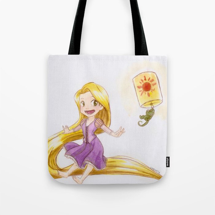rapunzel tote bag