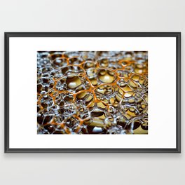 Bubble Grid Framed Art Print