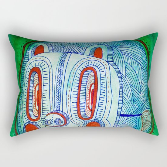 Pigmask Rectangular Pillow