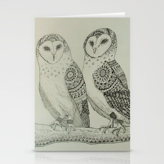 Owls Stationery Cards
