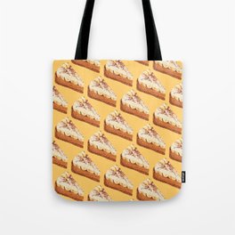 Banoffee Pie Pattern - Yellow Tote Bag