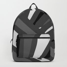 Urban Contemporary Black-And-White Abstract Designs Backpack | Urbancontemporary, Dec02, Moderndesigns, Graphicdesign, Blackwhitegray, Urbandesigns, Artsyblackwhite, Blackwhiteabstract, Trendydesigns, Chicblackwhite 