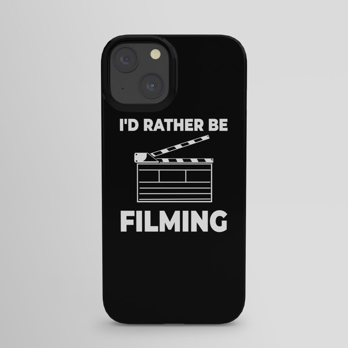 Film Director Filmmaker Filming Camera Filmmaking iPhone Case