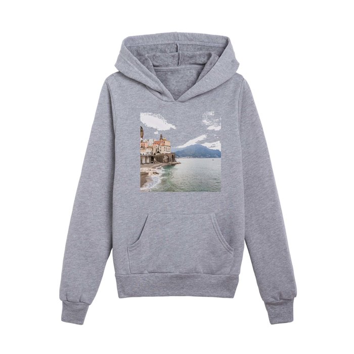 Atrani Beach Dream #2 #travel #wall #art #society6 Kids Pullover Hoodie