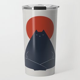 Cat Landscape 63: Meow-ditation Travel Mug