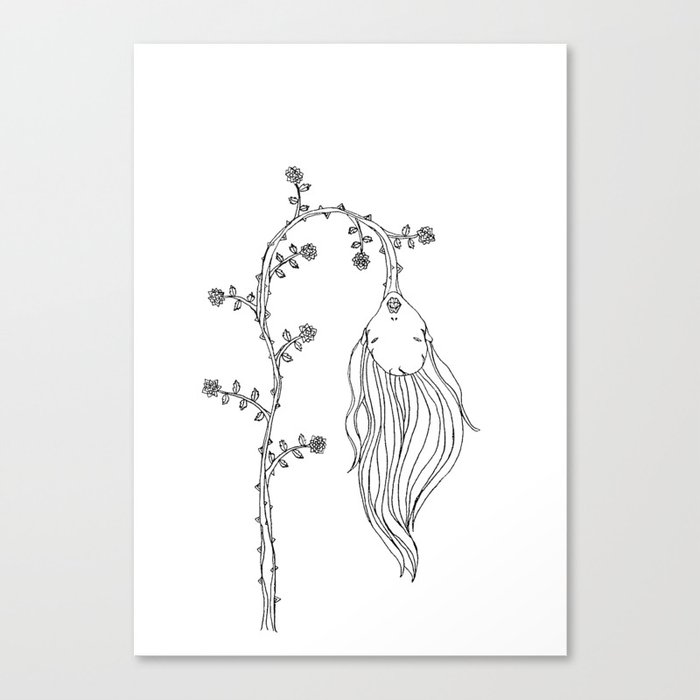Lethargic Flower Canvas Print