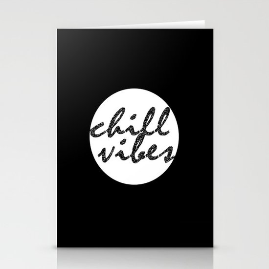 Chill Vibes Stationery Cards