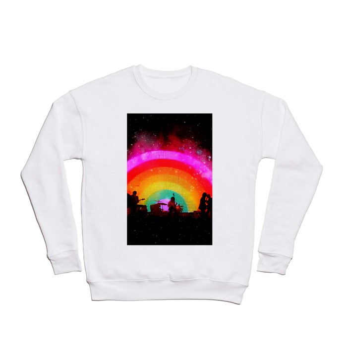 The Flaming Lips Space Rainbow Crewneck Sweatshirt