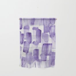 Purple Watercolour Patterns | 190129 Abstract Art Watercolour Wall Hanging