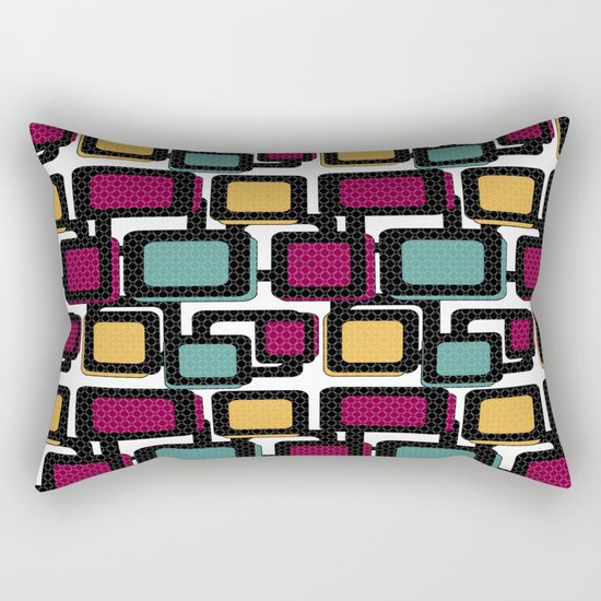 Seamless pattern with geometric elements Rectangular Pillow