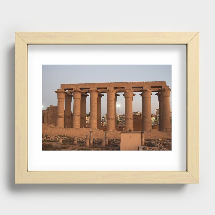 Temple of Luxor, no 32 Recessed Framed Print