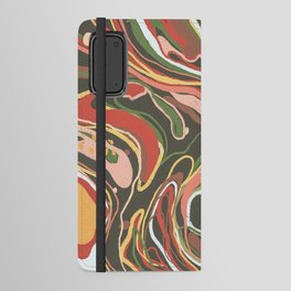 Retro marble #5 Android Wallet Case