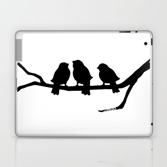 Three Little Birds Laptop & iPad Skin