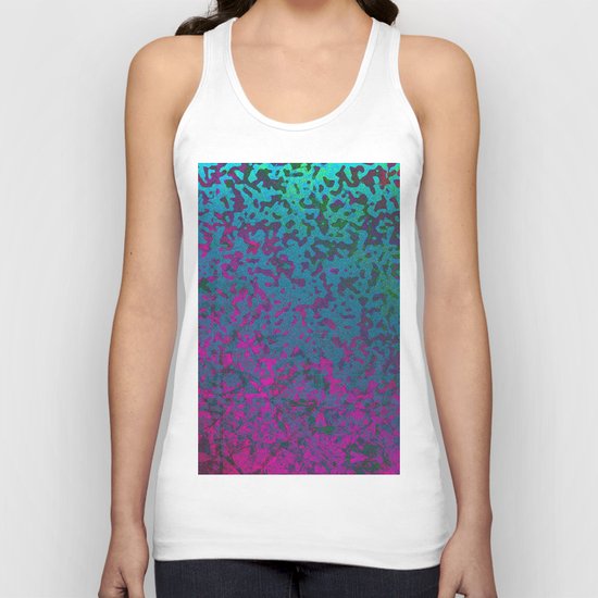 Colorful Corroded Background G296 Unisex Tank Top