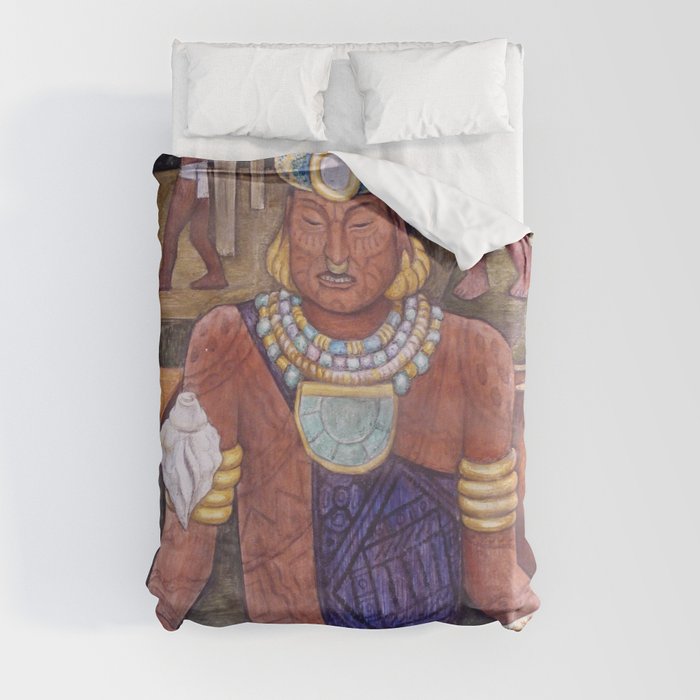 Diego Rivera Murals of the National Palace II Duvet Cover