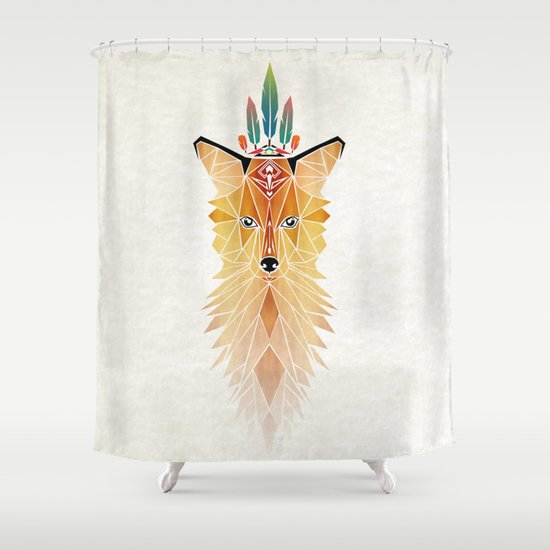 fox spirit Shower Curtain