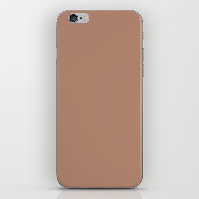 Light Mocha Brown iPhone Skin